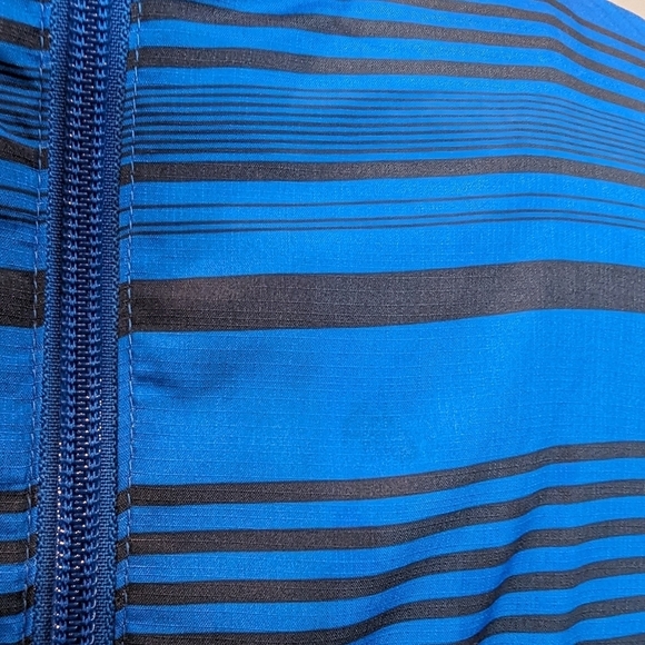 Burton Dover Jacket Cobalt Blue Fortress Stripe Youth L - Picture 10 of 12